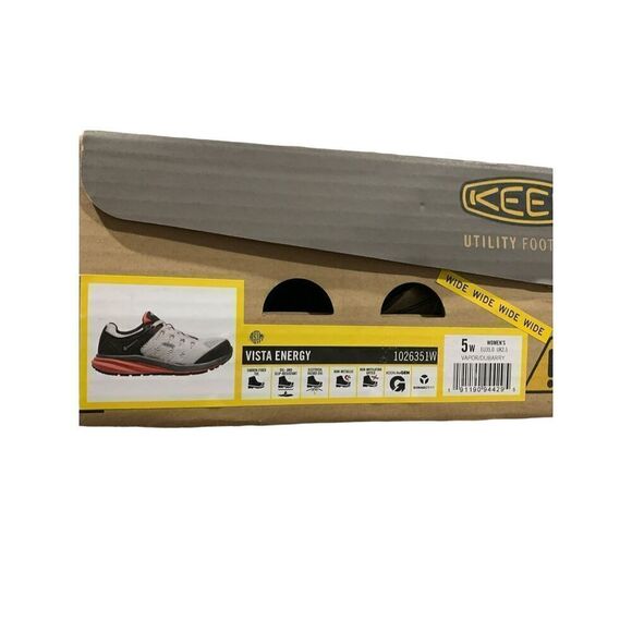 Keen Utility Women’s Vista Energy, Safety Toe Sneaker Size 5 Wide - Picture 8 of 8